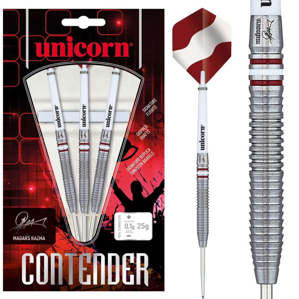 Unicorn Contender Madars Razma Steel Darts Dart Hard